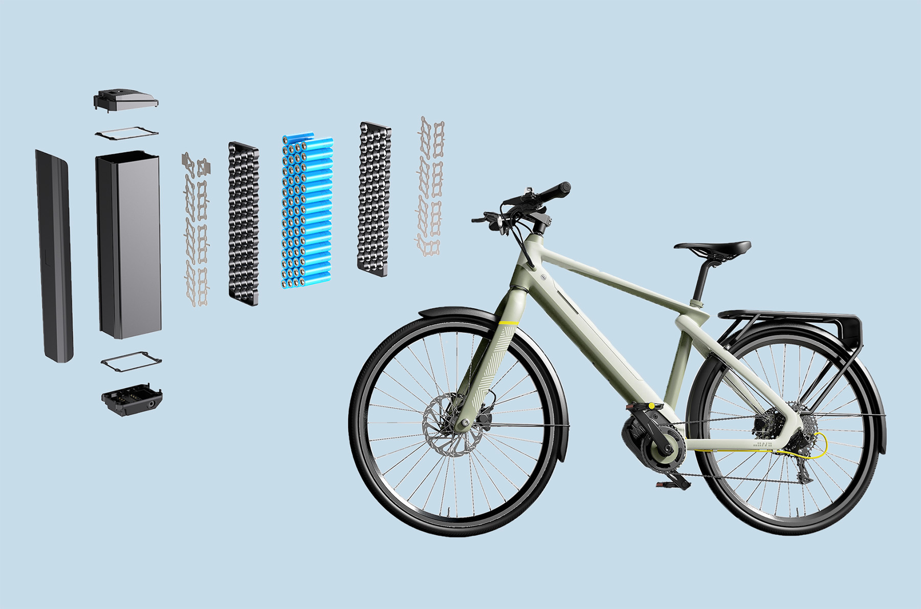 Customized lithium battery solution for electric bicycles